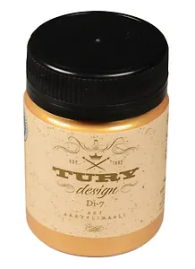 Краска акриловая TURY Design Di-7 Золото Скифов (12-6) (60г) (банка) (TURY Valo)