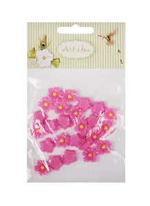 Цветок гибискус (В908) в пакете 25 шт,  ярко-розовый (11-08631-105)