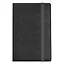 Записная книжка А7 80л лин. "Joy Book. Черный агат" иск.кожа, тонир.блок, скругл.углы, ляссе, резинка, карман на задн.форзаце — 3075564 — 1