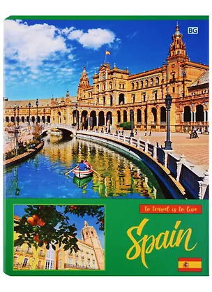 Тетрадь на кольцах в клетку BG, "Мои путешествия", 240 листов, в ассортименте 244732