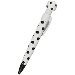 Ручка шариковая "Футбол", автоматическая синяя, в ассортименте