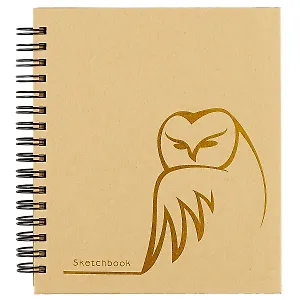 Скетчбук «Филин (графика)», 80 листов, А6+