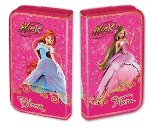 Пенал 1отд. 11*19см, голография, WINX