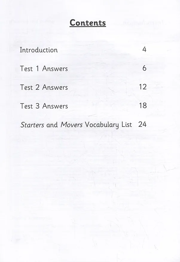 Книга Cambridge English. Movers 2 for Revised Exam from 2018. Answer Booklet () — 2