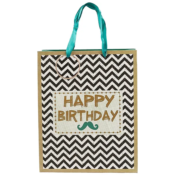 Подарочный пакет «Hipster birthday» А4 247367 — 2
