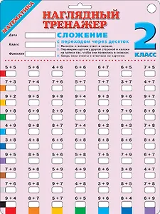 Математика. Сложение с переходом через десяток. 2 класс