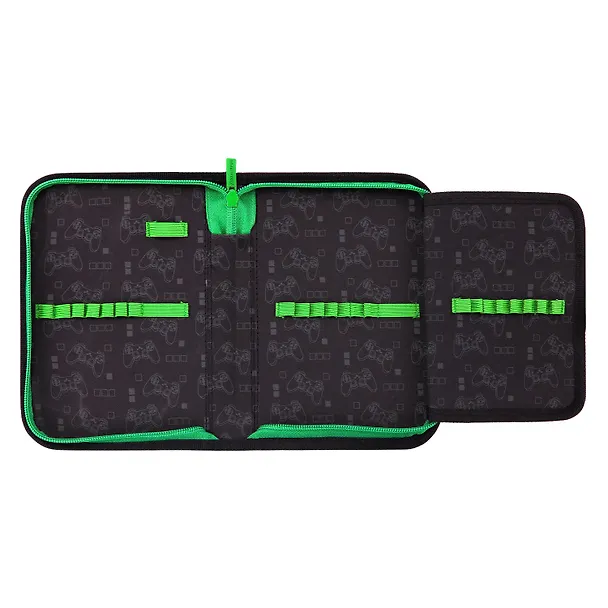 Пенал 1отд. "Pixel gamepad" с наполнением, 21*14см, 1 отк. планка, 24 предмета 3162190 — 4