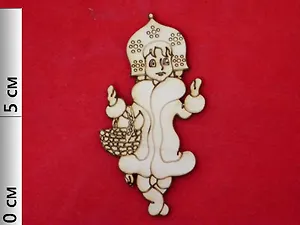 Фигурка для декупажа росписи декорирования Снегурочка (12499)