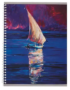 Тетрадь в линейку Listoff, "Парусник", А4, 60 листов