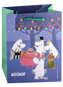 Пакет А5 23*18*10 MOOMIN "Муми семейство на празднике" дет., бум.мат.ламинат