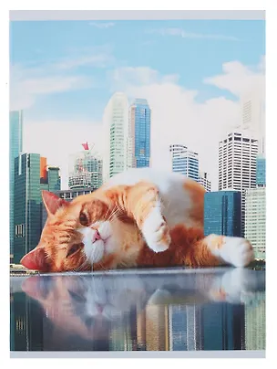 Тетрадь А4 48л кл. "Большой кот" скрепка, мел.картон, выб.лак 3083937