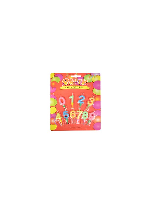 Набор свечей для торта Happy Birthday (12073000) (цифры) (блистер) (Небесный дракон) 2477753 — 1