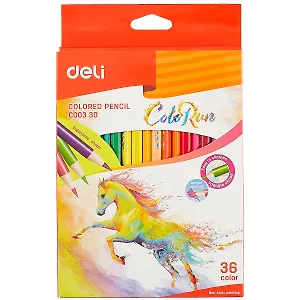 Карандаши цветные Deli, Color Run, 36 цветов