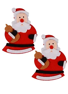 Набор декоративных эл. из фетра Деды Морозы(2шт)(10,5см)(пакет)