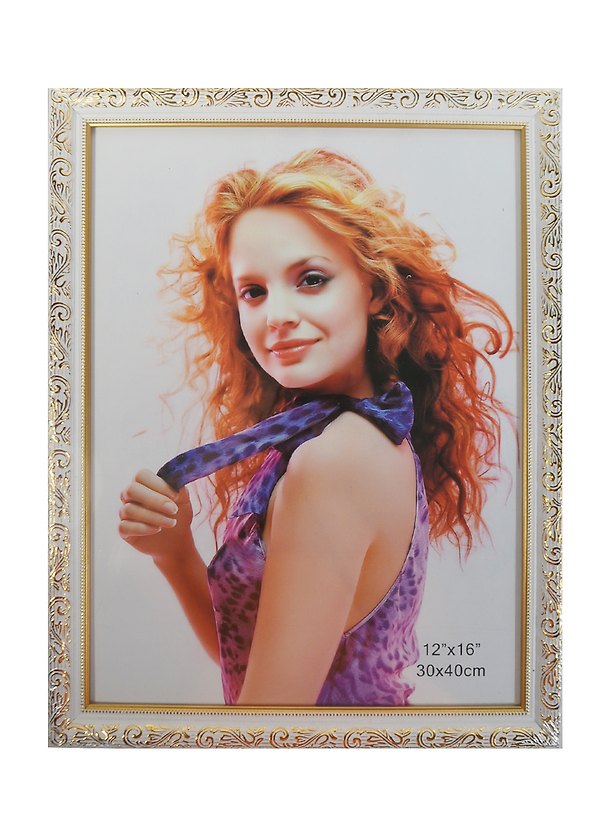 Фоторамка пластик 30*40 "Светлое золото", Xianju Maojia 233136 — 1