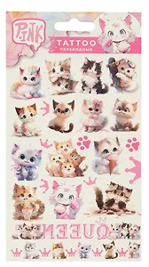Наклейки-тату переводные "Котики 3"