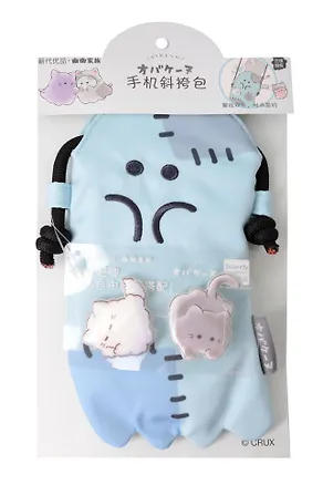 Сумочка кросс-боди Котик (текстиль) (14х22) (12-81541-202510-SPT-40) (ассорти) 3136053