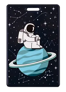Чехол для карточек Космонавт сидит на планете (ДГ2020-247)