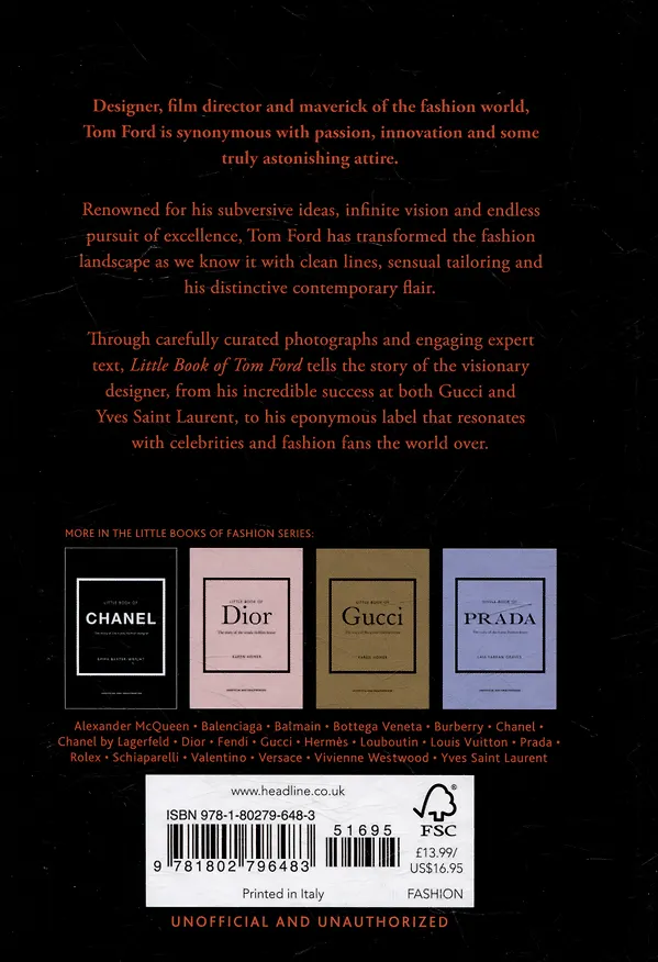Книга Little Book of Tom Ford (Кристен Бейтман) — 2