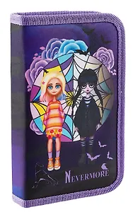 Пенал 1 отделение "Уэнсдэй" 190*110 мм