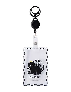 Бейдж "Cats", рулетка, пластик, ассорти