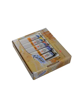 Краски масляные 05цв 60мл "Ладога" в тубах, к/к, ЗХК 220958