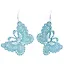 Серьги текстильные Бабочка (299225) (цв. светло-зеленый) (упаковка) — 2452027 — 2