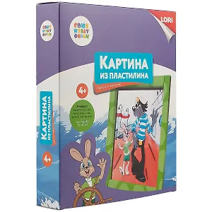 Набор для творчества LORI Картина из пластилина Союзмультфильм Ну, погоди!