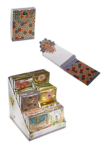 Блок для записей с магнитом и декором Узор (80л) (7,5х10) (9503)