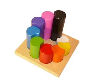 Обучающая игрушка Головоломка-пазл Радуга (деревянная) (5125) (коробка) 2350859