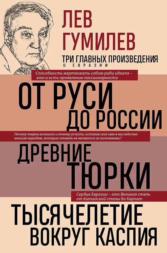 Книга Лев Гумилев. От Руси к России. Древние тюрки. Тысячелетие вокруг Каспия (Лев Гумилев) — 1