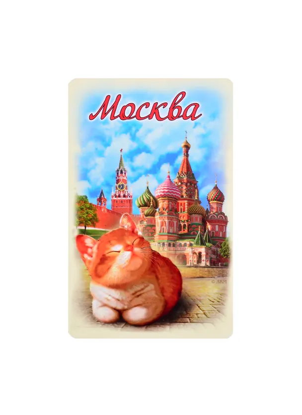 Магнит Москва Котик винил большой (030-1-18K6) 2858786 — 1