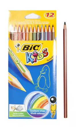 Карандаши цветные Bic, TropiColors, 12 цветов — 226448 — 1