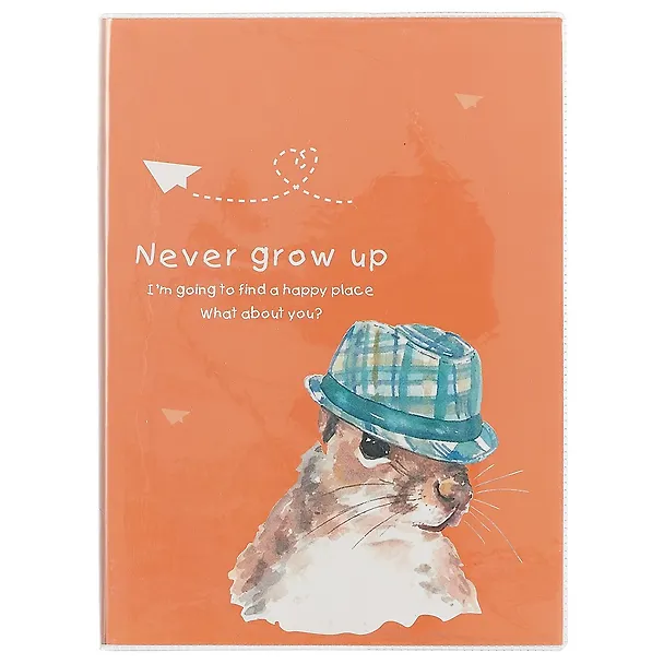 Тетрадь общая «Never grow up» в ассортименте, 70 листов в клетку, А5 - AnAn 239767 — 3