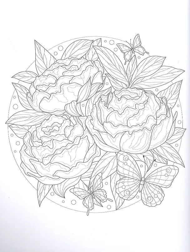 Книга Flowers­2. Творческая раскраска великолепных цветов (Линда Тейлор) — 3