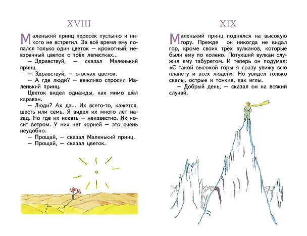 Книга Маленький принц (рис. автора) (Антуан де Сент-Экзюпери) — 15
