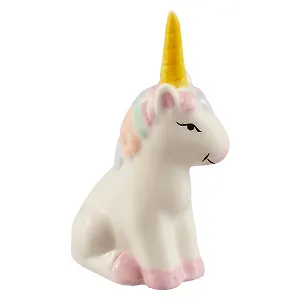 Фигурка Единорог сидит (керамика) (8,5х6) (12-6686-ZL7728)