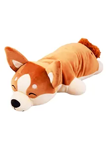 Мягкая игрушка Корги Сплюша лежачая, 50 см., СмолТойс