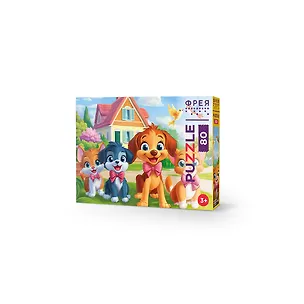 Пазл "ФРЕЯ" "Веселые пушистики", 80 элементов 3143245