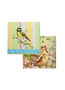 Набор салфеток для декупажа Лесной птичий дом - 2шт