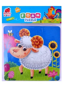 Мягкие пазлы 2в1 "Ферма" / "Farm" 9+16 элементов