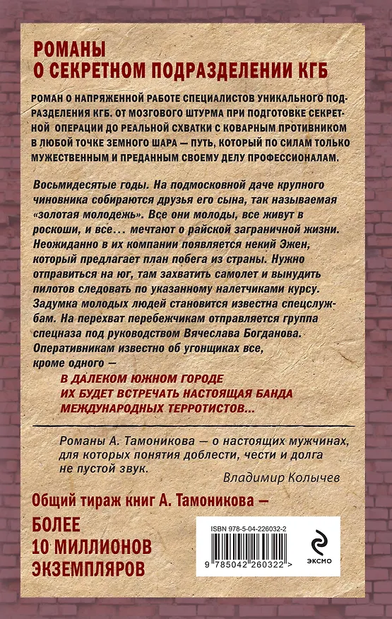 Книга Рейс без обратного билета (Александр Тамоников) — 2