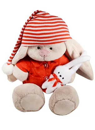 Мягкая игрушка Зайка Ми в красной пижаме (18 см) (SidS-158) 2552895