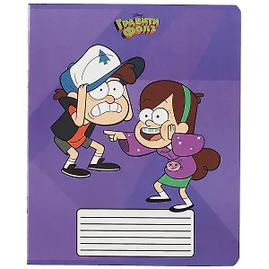 Тетрадь в клетку "Гравити Фолз", 18 листов, в ассортименте