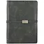 Ежедневник-органайзер недат. А5+ 160л 160*225 "Жатка" серый, кожзам, мягкий переплет, тонир.блок, 4 кольца, гориз.резинка — 260947 — 1