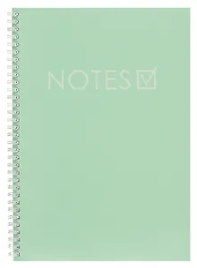 Тетрадь в клетку Listoff, "New day. Салатовый", А4, 80 листов