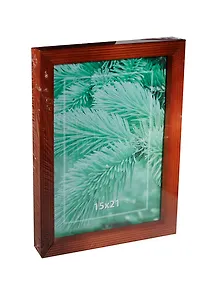 Фоторамка деревянная 15*21 Красн.дерево, проф.2, Мир Рамок