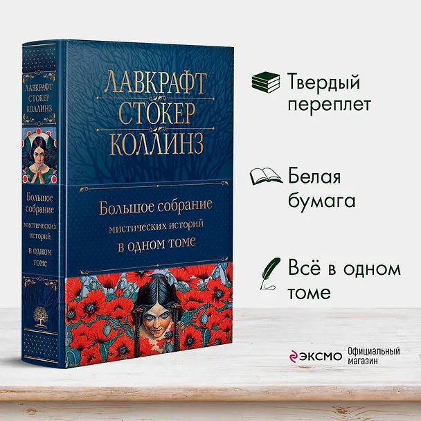 Книга Большое собрание мистических историй в одном томе (Брэм Стокер, Говард Филлипс Лавкрафт, Эдгар По) — 6