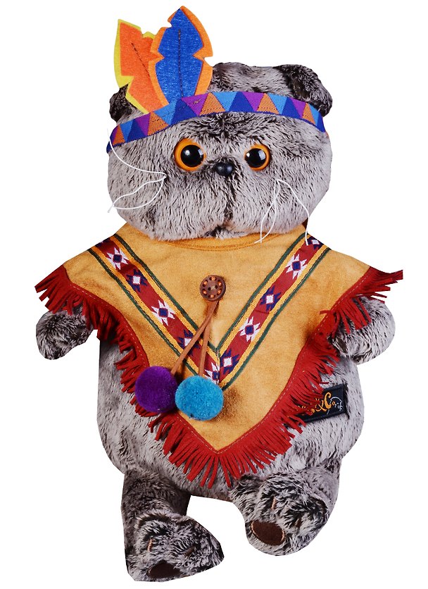 Игрушка мягкая Budi Basa, Басик в костюме индейца (В1) Ks25-070 2632055 — 1