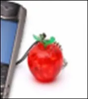 Брелок Мини головоломка Яблоко красное (26977)